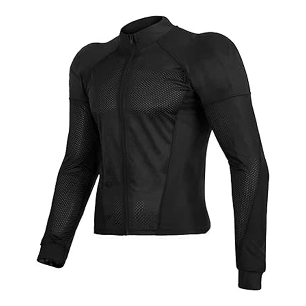 ALPHA CYCLE GEAR Motorcycle Shirt Armor Mesh Moto Riding Armour Jacket for Men and Women (LARGE)
