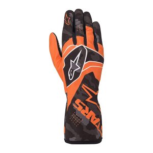 Alpinestars TECH-1 K Race V2 CAMO Glove Orange & Black w/ Grey (MEDIUM) Alpinestars TECH-1 K Race V2 CAMO Glove Orange & Black w/ Grey (MEDIUM)