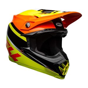 Bell Moto-9 MIPS Dirt Helmets (Size Medium) ALL Matte Black w/ Grey Camoflauge and Hi-Visibility Yellow