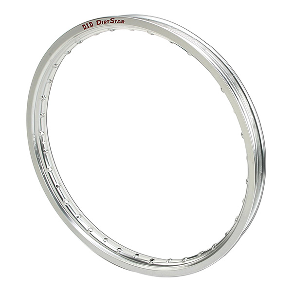 D.I.D DID 21X160VS01H Dirt Star Silver 21″ x 1.60″ 36h Rim For 2017 Yamaha YZ250F