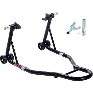 Donext Motorcycle Stand 850LB Sport Bike Rear Wheel Lift Swingarm Paddock Stands Black, U+L Donext Motorcycle Stand 850LB Sport Bike Rear Wheel Lift Swingarm Paddock Stands Black, U+L