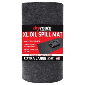 Drymate XL Oil Spill Mat (36″ x 59″), Absorbent Oil Pad, Reusable, Washable, Waterproof Backing Contains Liquids, (USA Made) Drymate XL Oil Spill Mat (36" x 59"), Absorbent Oil Pad, Reusable, Washable, Waterproof Backing Contains Liquids, (USA Made)