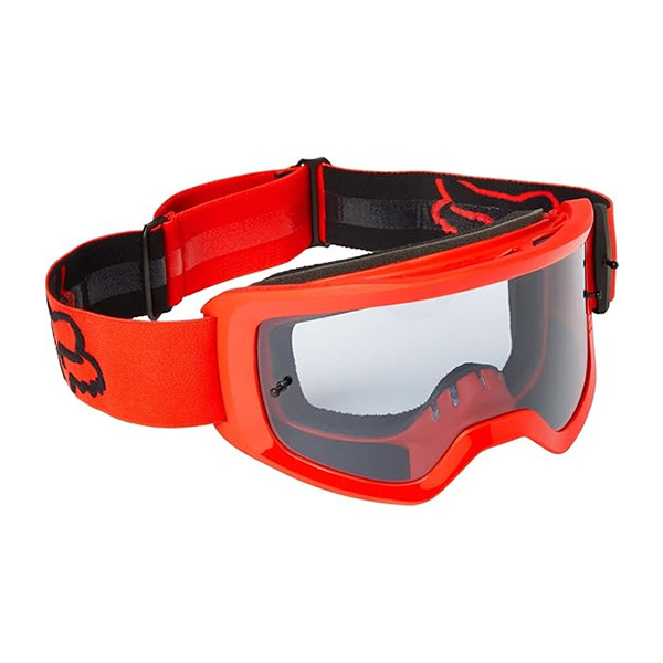 Fox Racing Main Motocross Goggle ALL White w/ Black Clear Lens
