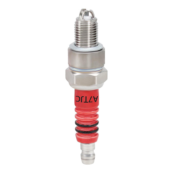 High Performance 3 Electrode A7TJC Spark Plug Fit for GY6 50-125cc Moped Scooter ATV Quads. (1 pcs)
