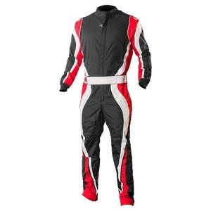 K1 Race Gear 10-SP1-R-3XS Speed 1 CIK/FIA Level 2 Approved Kart Racing Suit (Red/White/Black, XXX-Small)
