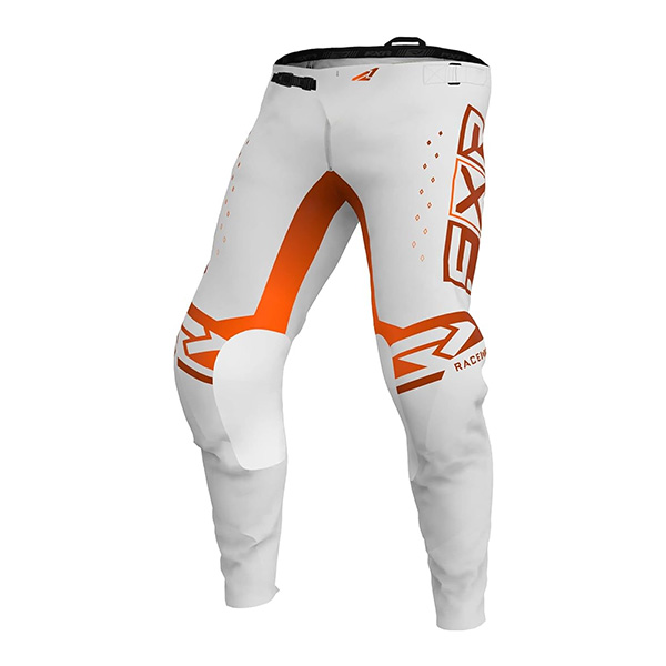 FXR Mens Orange Crush Podium Pro MX Pants Stretch Fabric Comfort Secure Fit – 32