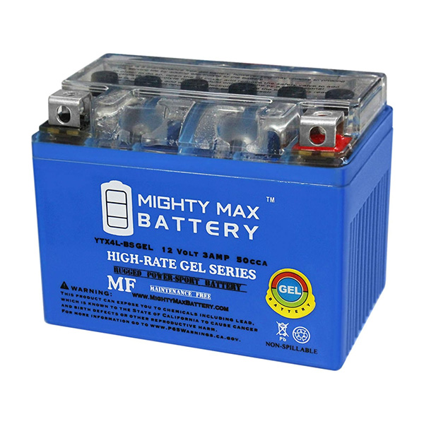 Mighty Max Battery YTX4L-BS Gel Battery
