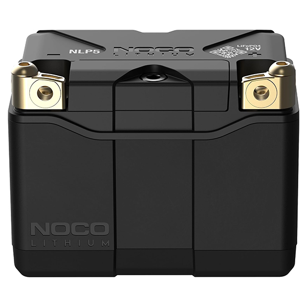 NOCO Lithium NLP5, Group 5, 250A Lithium LiFePO4 Motorcycle Battery, 12V 2Ah