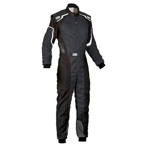 OMP KS-3 KART SUIT Black w/ White (SIZE 54) OMP KS-3 KART SUIT Black w/ White (SIZE 54)