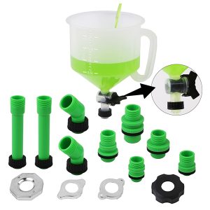 SWANLAKE No-Spill Coolant Funnel Kit,Spill Proof Funnel Bleeder with Adapters.Universal Fitment15Pcs. SWANLAKE No-Spill Coolant Funnel Kit,Spill Proof Funnel Bleeder with Adapters.Universal Fitment15Pcs.
