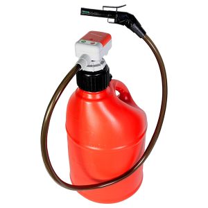 TERA PUMP TRFA01-XL 4 AA Battery Powered with 4 Gas Can Fittings 4.25ft Hose 2.3 GPM Rate (Gas Can Not Included) TERA PUMP TRFA01-XL 4 AA Battery Powered with 4 Gas Can Fittings 4.25ft Hose 2.3 GPM Rate (Gas Can Not Included)