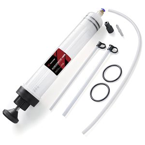 Thorstone Automotive Fluid Extractor Pump with Long Rubber Hose, Oil Change Syringe, Manual Fuel Suction & Filler Thorstone Automotive Fluid Extractor Pump with Long Rubber Hose, Oil Change Syringe, Manual Fuel Suction & Filler