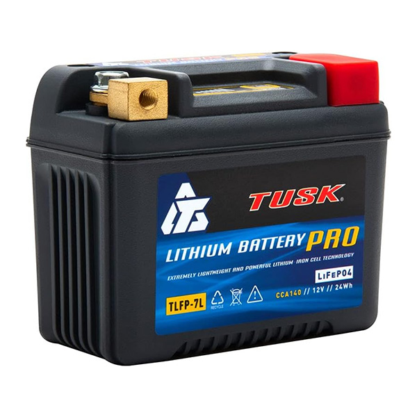 Tusk Lithium Pro Battery TLFP-7L – LiFePO4-12V 2Ah, 24 Wh, 140 CCA