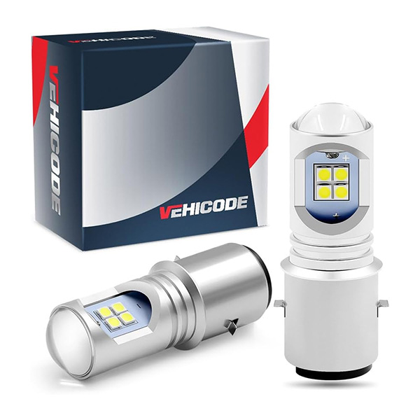 VEHICODE BA20D H6 LED Motorcycle Bulb